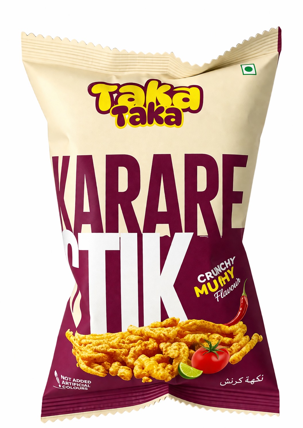 Taka Taka Karare Stik Crunchy Munchy Flavour 25g x 12 pcs