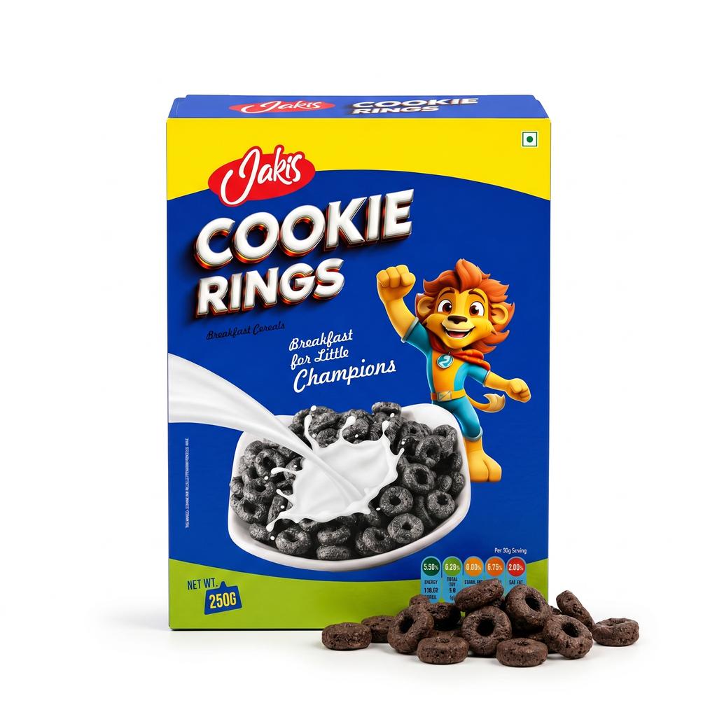 Jakis Premium Cookies Rings Original Corn Flakes | 250g